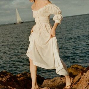 NWT Doen Ischia Dress in Salt